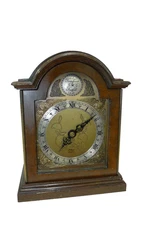 K) ELLIOTT Mahogany Bracket/Mantel Clock & Movement *NOT WORKING/SPARES*