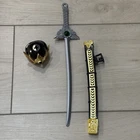Vintage Mighty Morphin Power Rangers Thunderzord Megazord Helmet Part Sword Lot