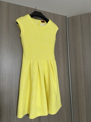 Hugo Boss Kleid Gelb 38