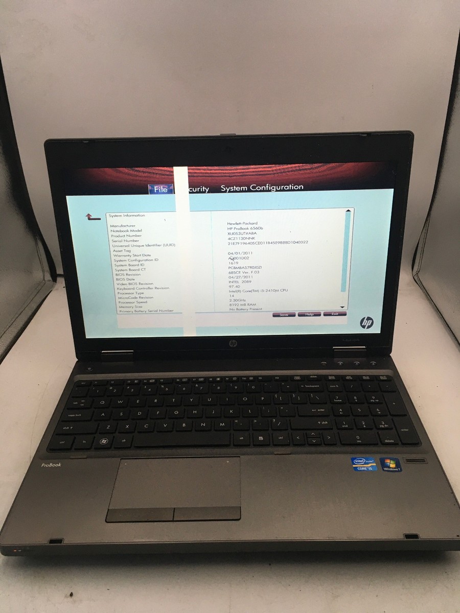 HP ProBook 6560b CPU換装