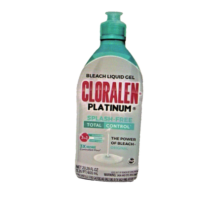 #ad 6 Cloralen Platinum Bleach Liquid Gel High Efficiency Washer Safe 6 Bottles $28.59