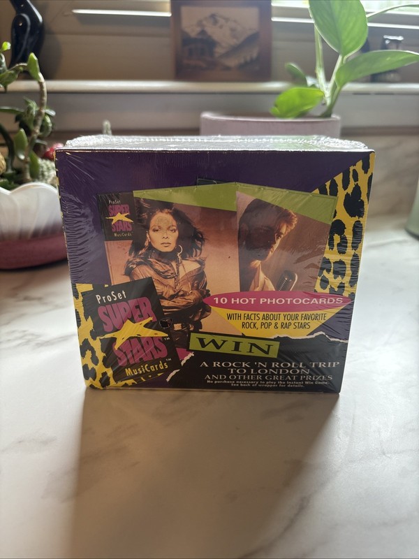 1991 Pro Set Super Stars MusiCards Factory Sealed  36 Pack Box