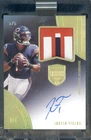 2021 Panini Eminence Gold Justin Fields RPA RC Rookie 3-Color Patch AUTO 5/5