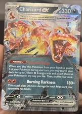 Carta Pokemon Paldean Fates Charizard EX Holo 54/91 Scarlatto e Viola Near Mint