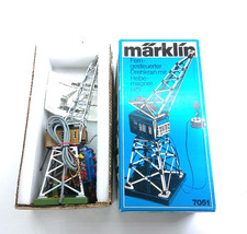 Märklin H0 7051 gru girevole con magnete e quadro elettrico - in EVP#9354