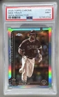 127853799 Mike Trout 2025 Topps Chrome #100 Sepia Refractor PSA 9