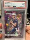 2024 Panini Prizm Drake Maye #329 Purple Ice Prizm Rookie PSA 9 /225 Patriots