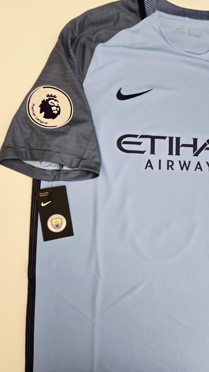2016/17 Nike Manchester City #10 KUN AGUERO EPL Home Soccer Jersey