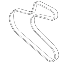 Genuine Mitsubishi Serpentine Belt 11720W050P