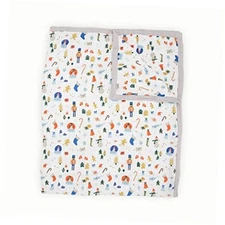  Premium Quilted Throw | Super Soft, Multi-Layered 60" x 72" Christmas Time