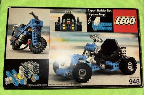 VINTAGE LEGO EXPERT BUILDER SET #948  100% Complete In Box W/ Instructions 1978