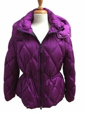 Coach Legacy Puffer Jacket, Quilted, Removable Hood, Orchid Purple 84105 $398
