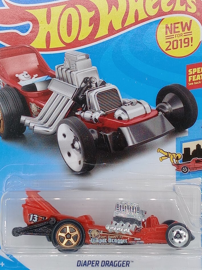 Hot Wheels 2019 HW Ride-ons #4/5 Diaper Dragger #FYB63 1:64 Scale Diecast
