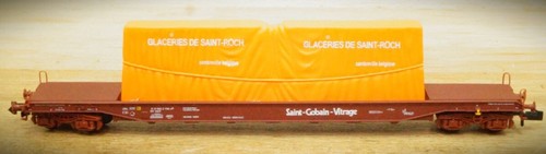 N 1:160 Ls Modelos 60 023-2 Glastransportwagen" Saint Roch " SNCF Producto Nuevo - Picture 3 of 7