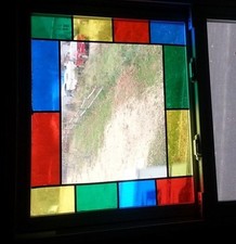 Colored Transparent Sign Vinyl, 24" x 10 feet, pick any color, sticky cellophane