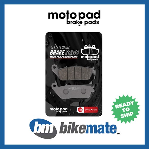 Road Passion Bremsbeläge Hinten – Für Honda NTV, CBR, VTR U. A., Bio-metallisch, Größe 86 X 40 X 10,2 Mm