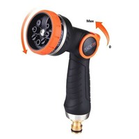 Gartenbrause Handbrause Gartenspritze Wasserbrause 8 Funktionen Multibrause