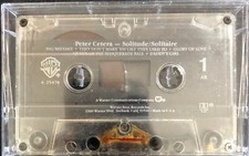 Peter Cetera Cassette Tape No J Card Good Condition " Solitude/Solitaire "