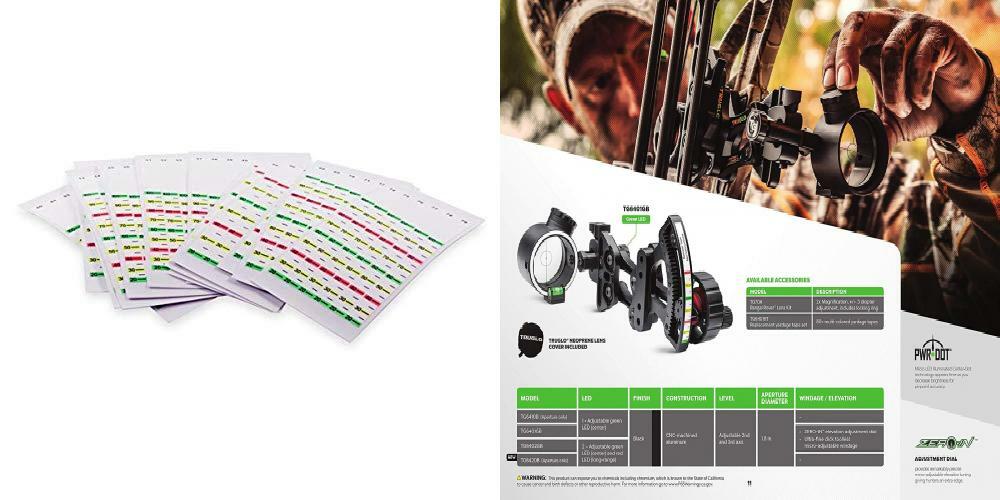 TRUGLO Range Rover Archer's Choice Replacement Sight Tapes | eBay