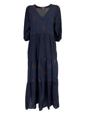 Robe Femme HUMILITY évasée Noire Fabriquée En Italie - Manches Longues, 97 Cm, Matières Stretch