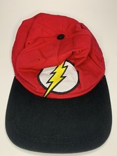 Vintage Official DC Comics Flash Hat Youth One Size Fits Most SnapBack Baseball