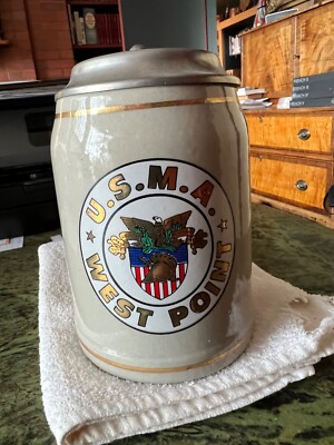 west point beer stein, .5 liter