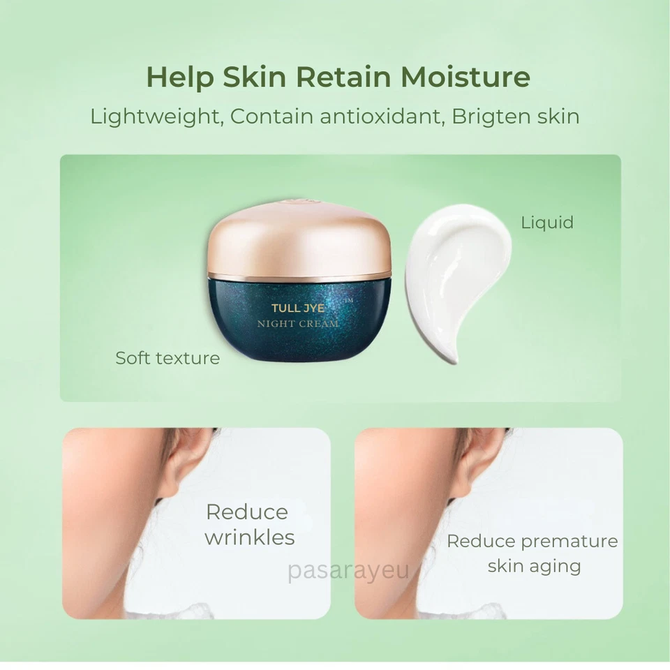 TULL JYE Night Cream 20g Brightening & Moisturizing Face Cream - Image 4 of 4