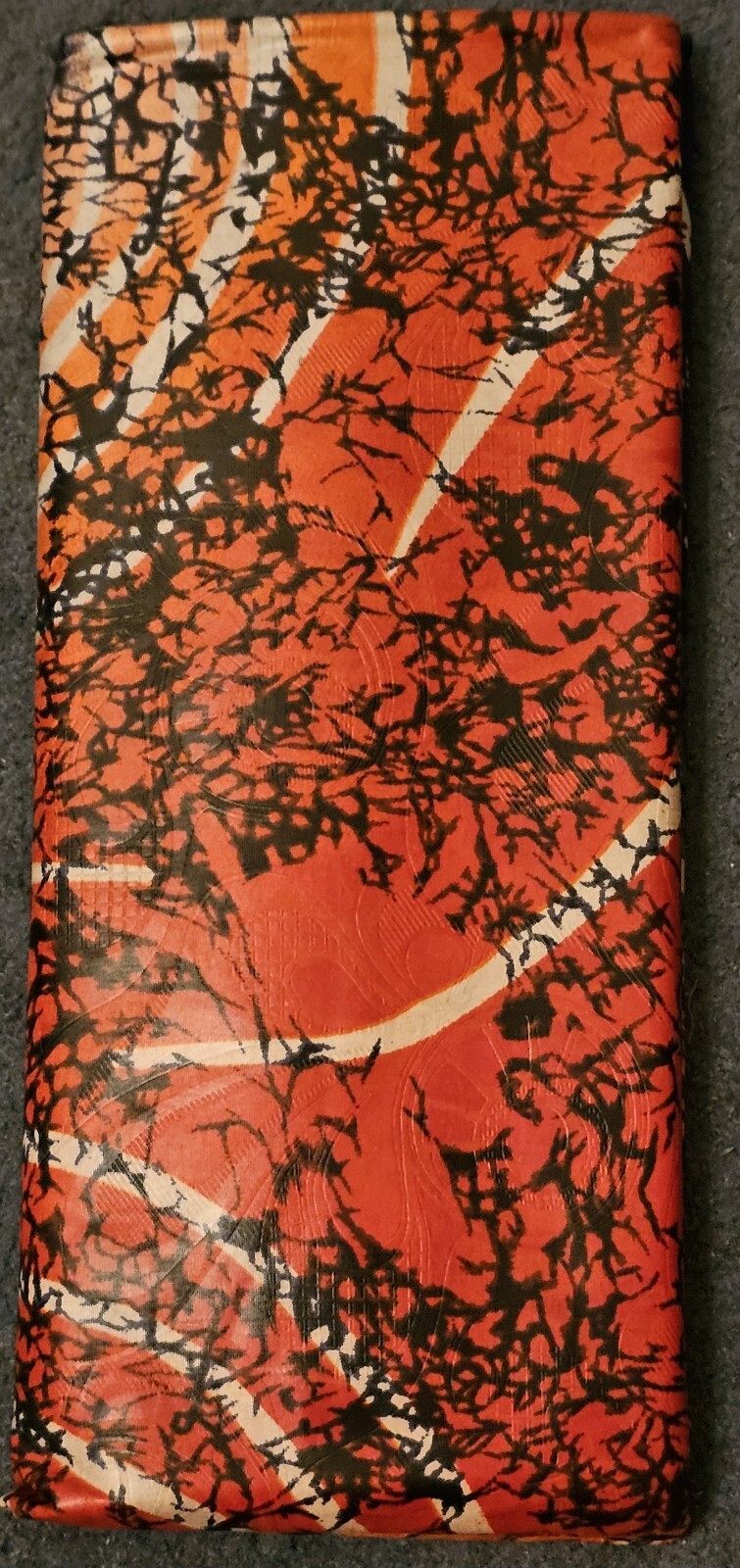 AFRICANO TEÑIDO A MANO ELEKO ADIRE KAMPALA 5 YARDAS BROCADO ALGODÓN CERA BATIK.
