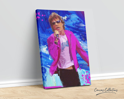 Mick Jagger - The Rolling Stones - Singers in Colour by Canvas Collections
