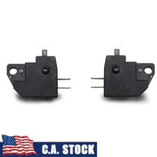 2x Motorcycle Right Front Brake Light Stop Lever Clutch Switch For Suzuki Honda