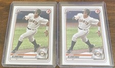 Jimmy Glowenke 2020 Bowman Draft 1st Bowman #BD-35 San Francisco Giants Lot (2)