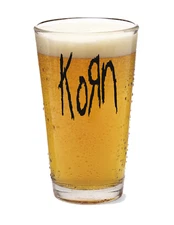 Korn - Rock and Roll - 16oz Pint Beer Mixing Glass Pub Barware Seltzer Liquor