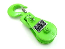 (6) Snatch Blocks 2 Ton 3" f 3/8" Wire Rope Roll Back Wrecker Towing Recovery