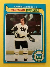1979 TOPPS HOCKEY #107 ANDRE LACROIX HARTFORD WHALERS 030322