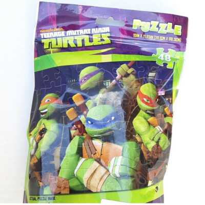 Nickelodeon TMNT Teenage Mutant Ninja Turtles 48-Piece Puzzle on
