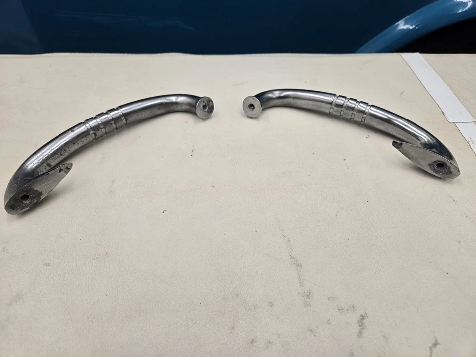 Par de manijas de agarre de asiento trasero Desoto 1950-53 Foto 4 de 4