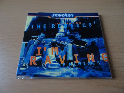 Maxi CD Scooter - I`m raving - The Remixes - 1996 - 4 Versions - RARE