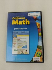 California Math DVD Rom eMathbook Grade 1 Houghton Mifflin Windows Mac WORKS