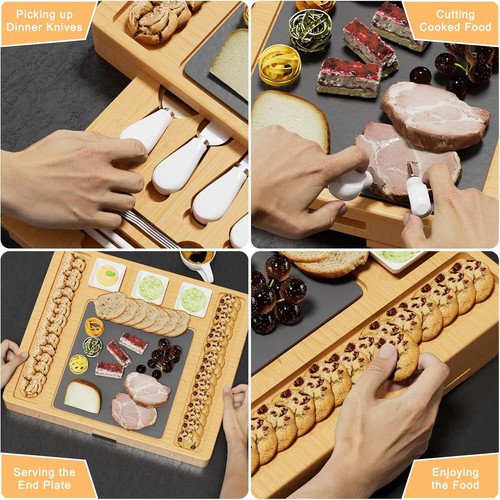 Charcuterie Boards Gift Set, Charcuterie Board, Charcuterie/Cheese Boards - Picture 4 of 6