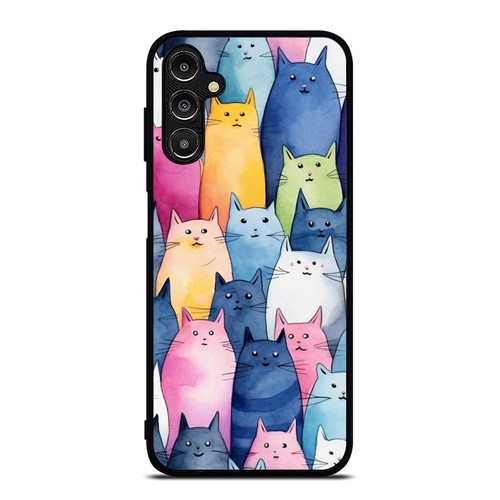 For Samsung A15 A16 S23 S24 S25 Ultra FE bunch cat ink lines Anti scratch Cover - 第 11/25 張圖片