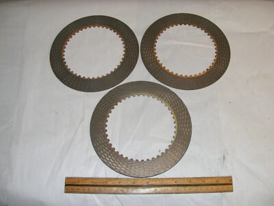 (3) Vtg John Deere Tractor Clutch Disk 42 Teeth  -  (jd1)