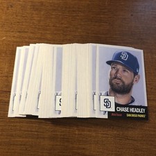 38x 2018 Topps Living Baseball Chase Headley (#24) Padres Card Lot