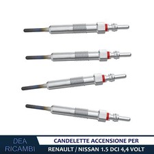 4x Candelette per MERCEDES CLASSE GLA, CLA (X156,C117) 180 CDI/d 13-18 CD2096