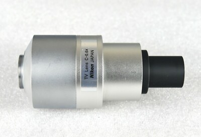 Nikon Mikroskop TV Objektiv C-0,6x C Mount Videokamera Phototube Adapter