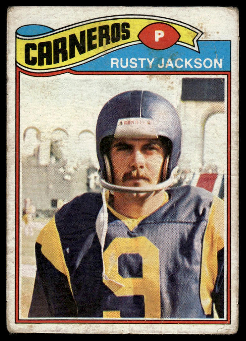 1977 Topps Mexican #42 Rusty Jackson