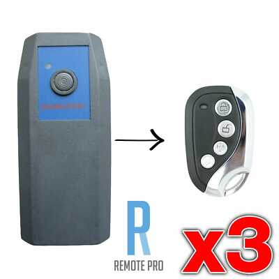 3 x Dominator ADS DOM503 DOM401 Compatible Garage/Gate Remote Duplicator 315mhz
