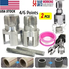 US Integrated Internal & External Pipe Threading Tool For 1/2'' 3/4'' Water Pipe
