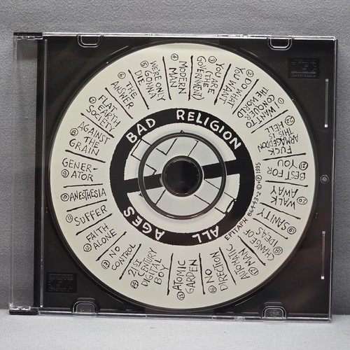 Bad Religion 4 CD Lot No Substance, All Ages, Stranger Than Fiction, New America - Picture 4 of 10