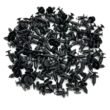 120PCS 8mm Bumper Retainer Clips Auto Car Plastic Push Rivets Fastener Fender