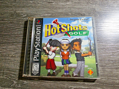 Hot Shots Golf (Sony PlayStation 1, 1998) PS1 Complete W/ Manual CIB TESTED
